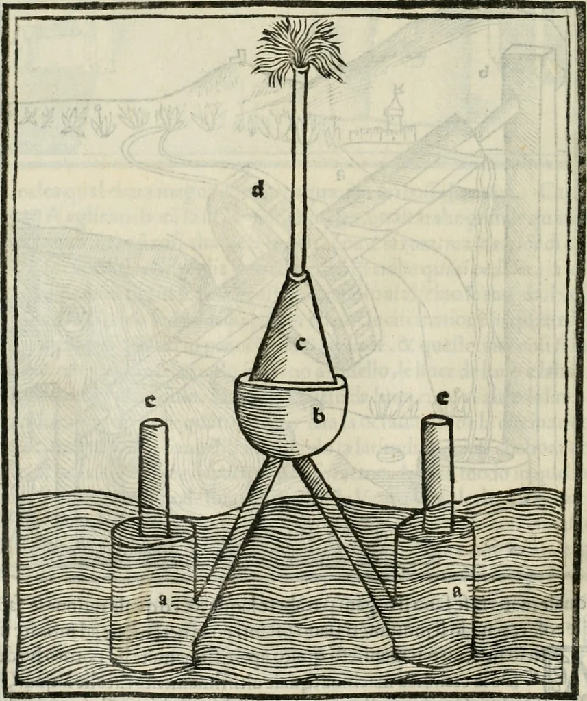 An illustration from M.L. Vitrvuio Pollione De architectura, 1524, leaf 251