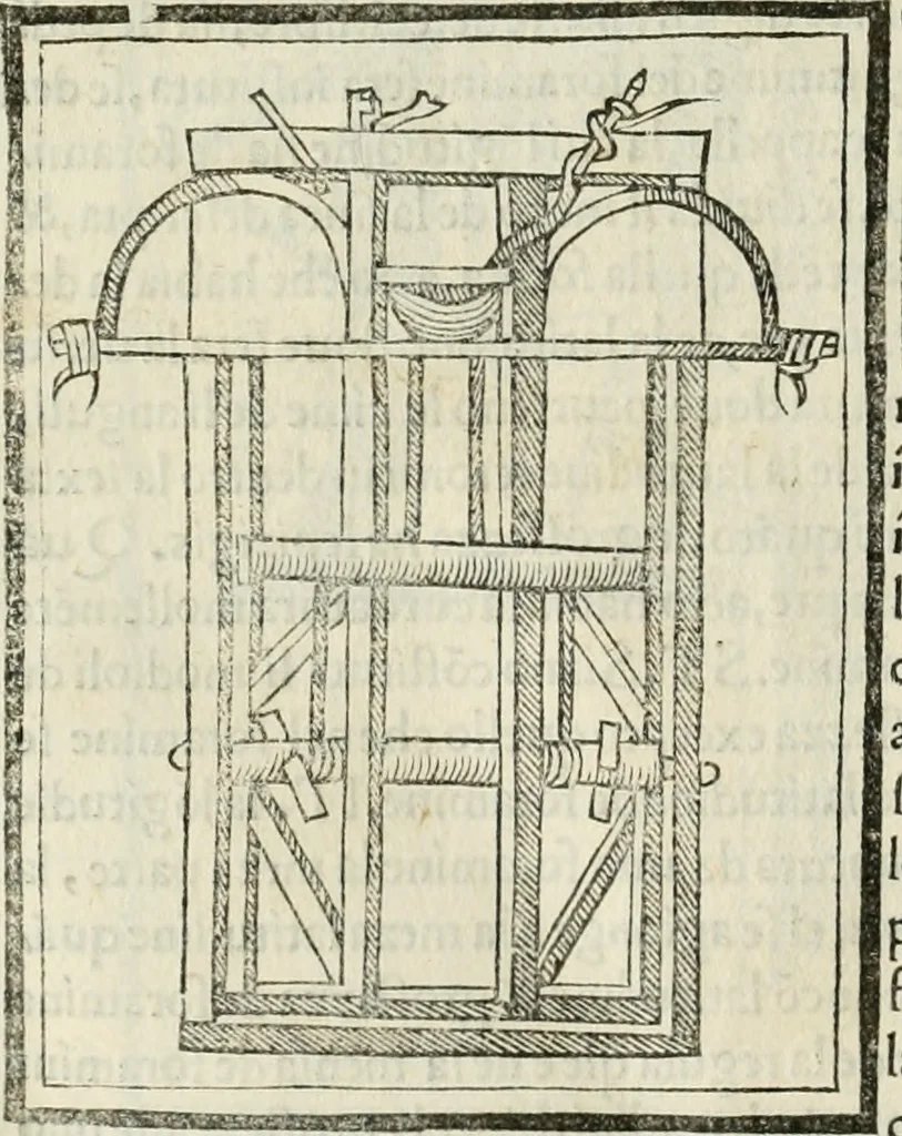 An illustration from M.L. Vitrvuio Pollione De architectura, 1524, leaf 259