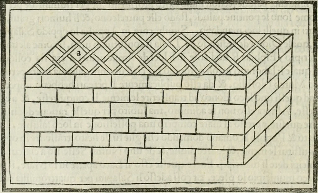 An illustration from M.L. Vitrvuio Pollione De architectura, 1524, leaf 61