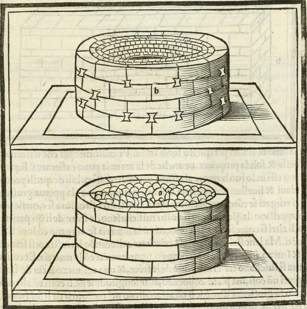 An illustration from M.L. Vitrvuio Pollione De architectura, 1524, leaf 80