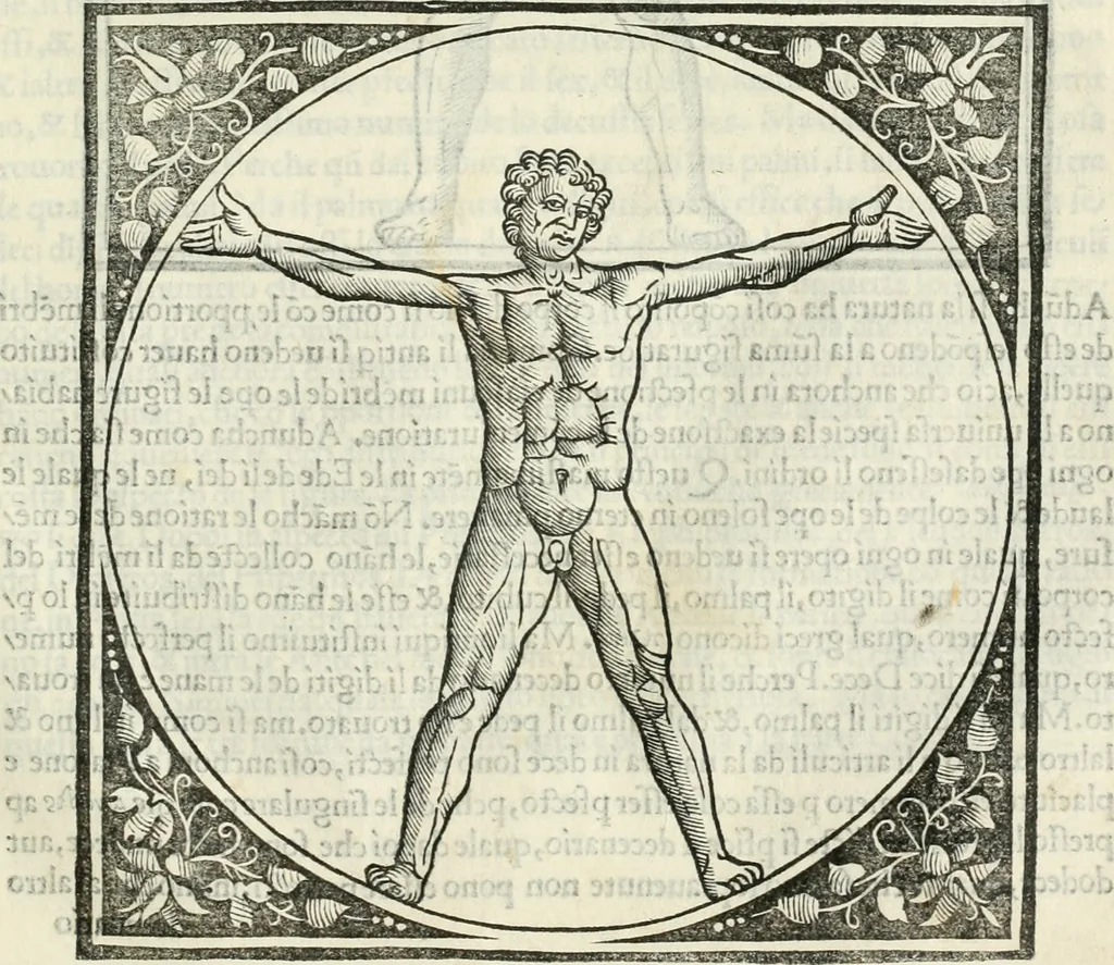 An illustration from M.L. Vitrvuio Pollione De architectura, 1524, leaf 90