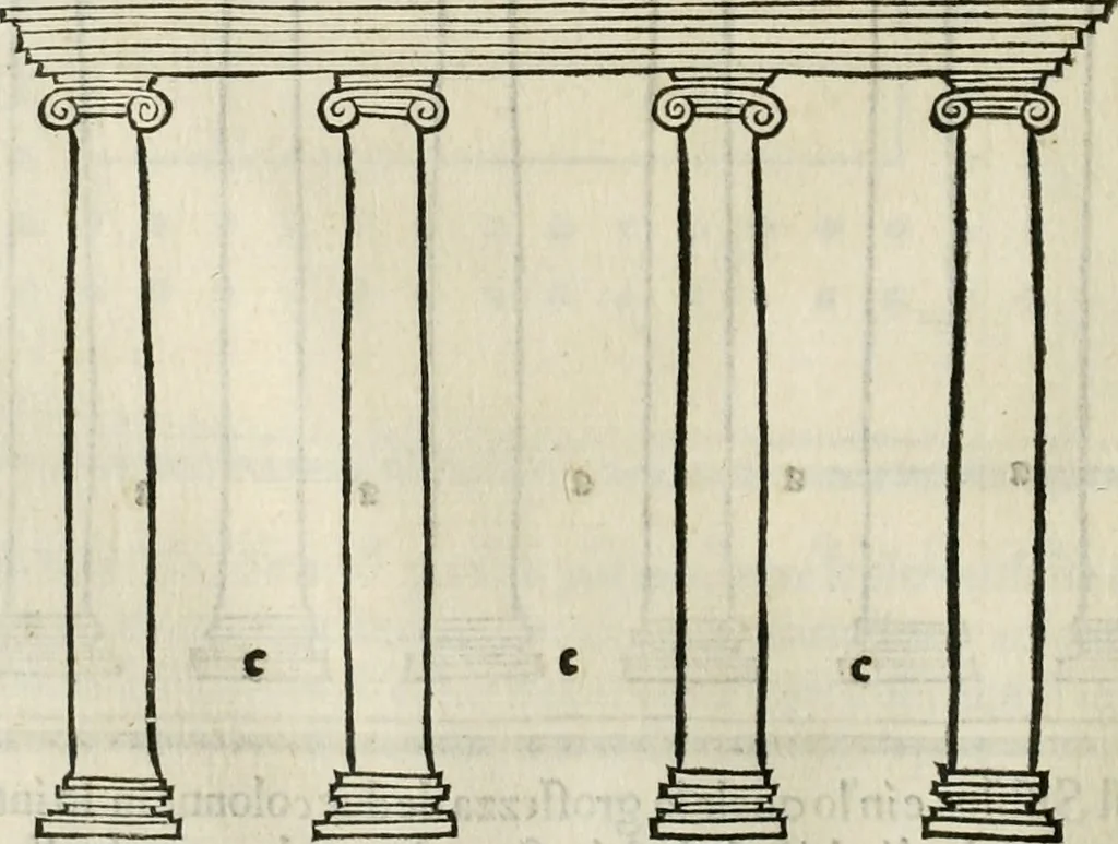 An illustration from M.L. Vitrvuio Pollione De architectura, 1524, leaf 97