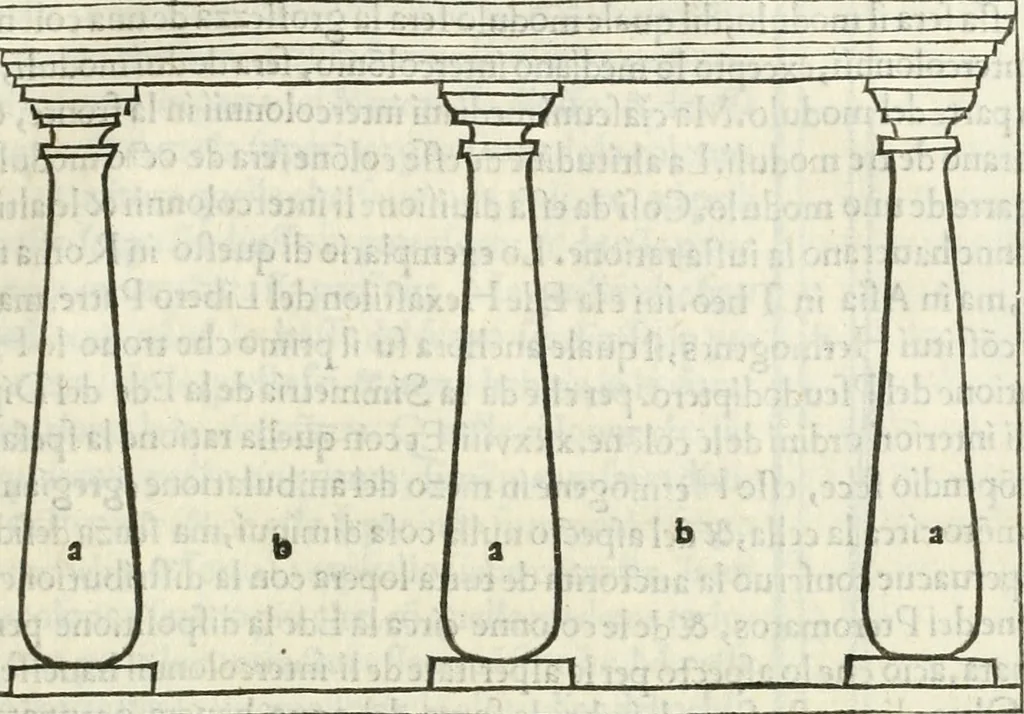 An illustration from M.L. Vitrvuio Pollione De architectura, 1524, leaf 98