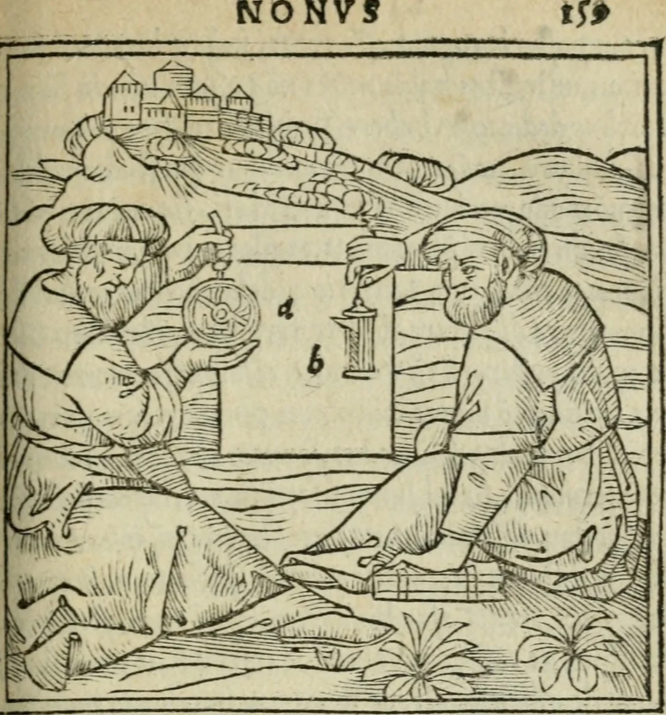 An illustration from M. Vitrvvii De architectura libri decem : summa diligentia recogniti atq; excusi : cum nonnullis figuris sub hoc signo * positis, nunq antea impraessis : additis Iulij Frontini De aqueductibus libris, proter materiae affinitatem, 1523, leaf 288