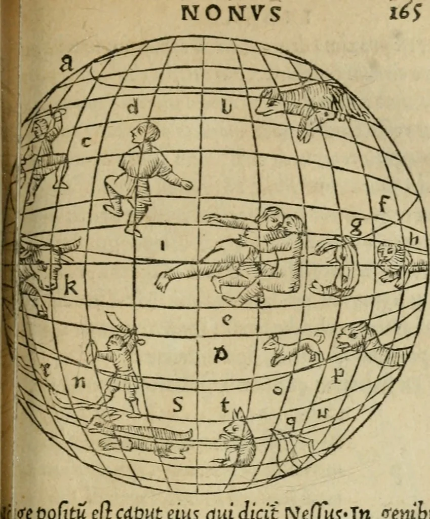 An illustration from M. Vitrvvii De architectura libri decem : summa diligentia recogniti atq; excusi : cum nonnullis figuris sub hoc signo * positis, nunq antea impraessis : additis Iulij Frontini De aqueductibus libris, proter materiae affinitatem, 1523, leaf 300