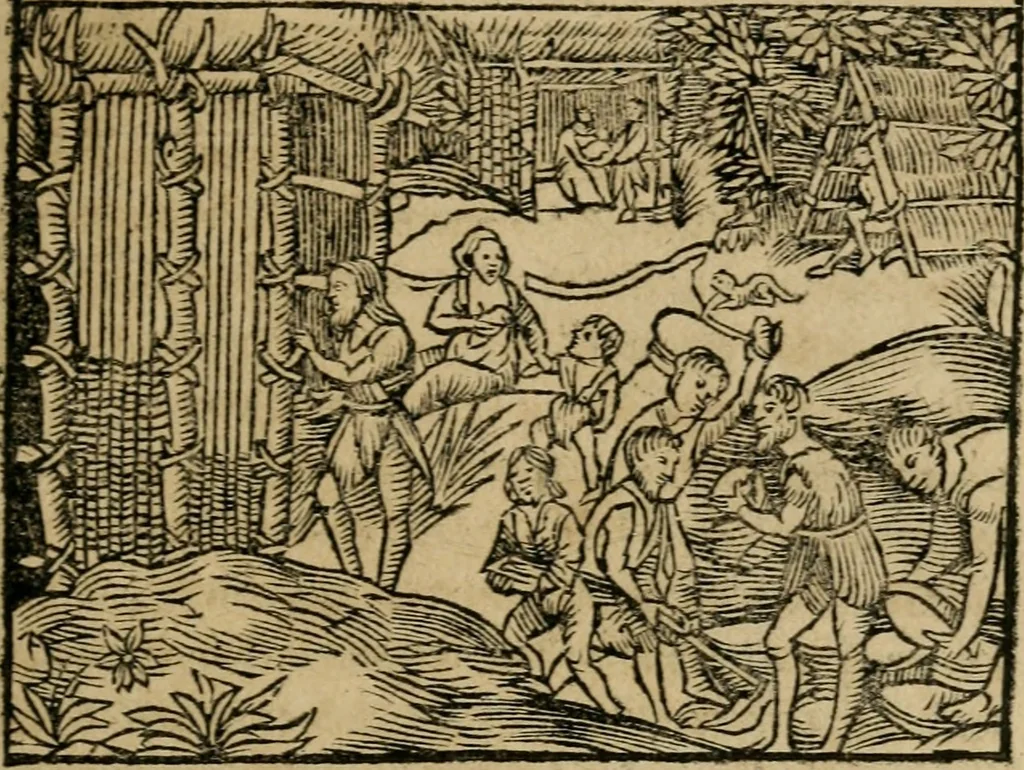 An illustration from M. Vitrvvii De architectura libri decem : summa diligentia recogniti atq; excusi : cum nonnullis figuris sub hoc signo * positis, nunq antea impraessis : additis Iulij Frontini De aqueductibus libris, proter materiae affinitatem, 1523, leaf 60