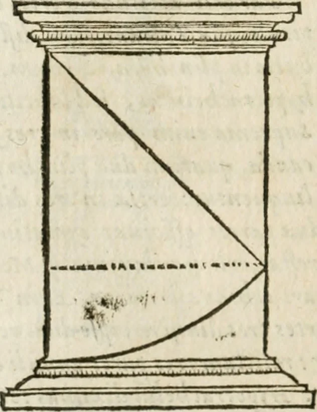 An illustration from M. Vitrvvii Pollionis De architectvra libri decem, ad Caes. Avgvstvm, omnibus omnium editionibus longè emendatiores, collatis veteribus exemplis, 1586, leaf 119
