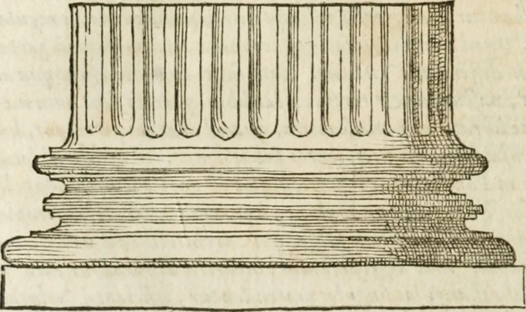 An illustration from M. Vitrvvii Pollionis De architectvra libri decem, ad Caes. Avgvstvm, omnibus omnium editionibus longè emendatiores, collatis veteribus exemplis, 1586, leaf 125