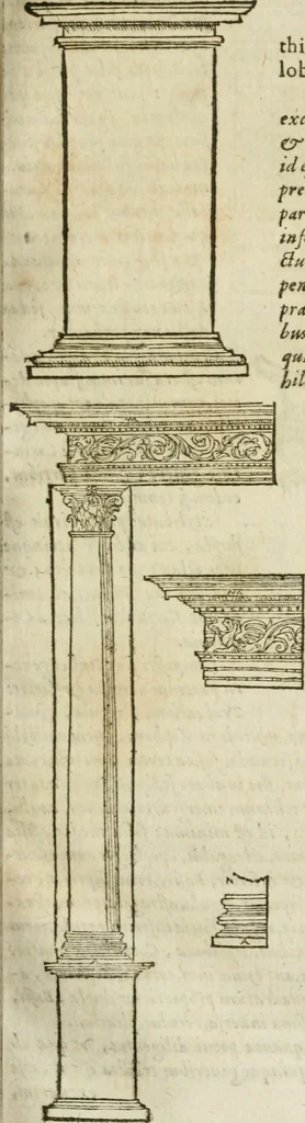 An illustration from M. Vitrvvii Pollionis De architectvra libri decem, ad Caes. Avgvstvm, omnibus omnium editionibus longè emendatiores, collatis veteribus exemplis, 1586, leaf 126