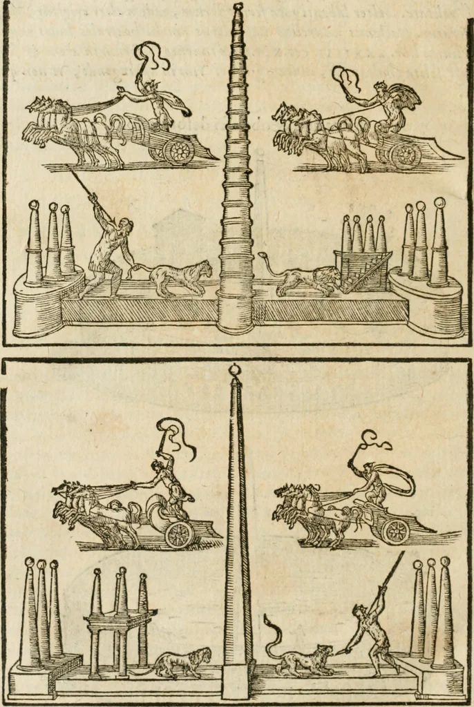 An illustration from M. Vitrvvii Pollionis De architectvra libri decem, ad Caes. Avgvstvm, omnibus omnium editionibus longè emendatiores, collatis veteribus exemplis, 1586, leaf 197