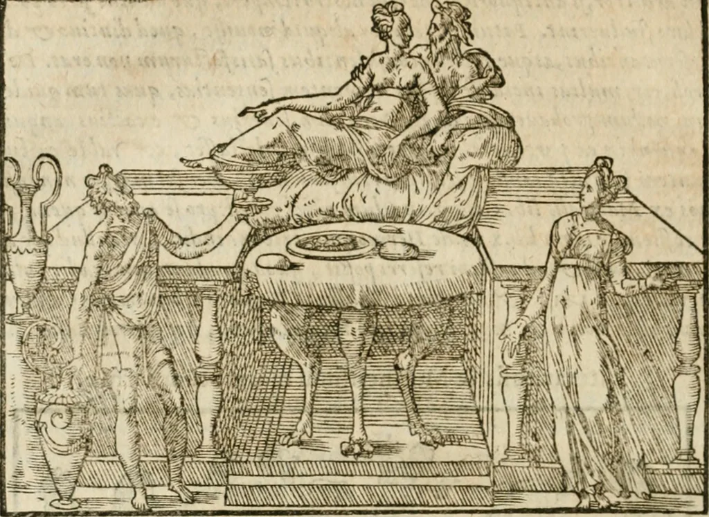 An illustration from M. Vitrvvii Pollionis De architectvra libri decem, ad Caes. Avgvstvm, omnibus omnium editionibus longè emendatiores, collatis veteribus exemplis, 1586, leaf 255