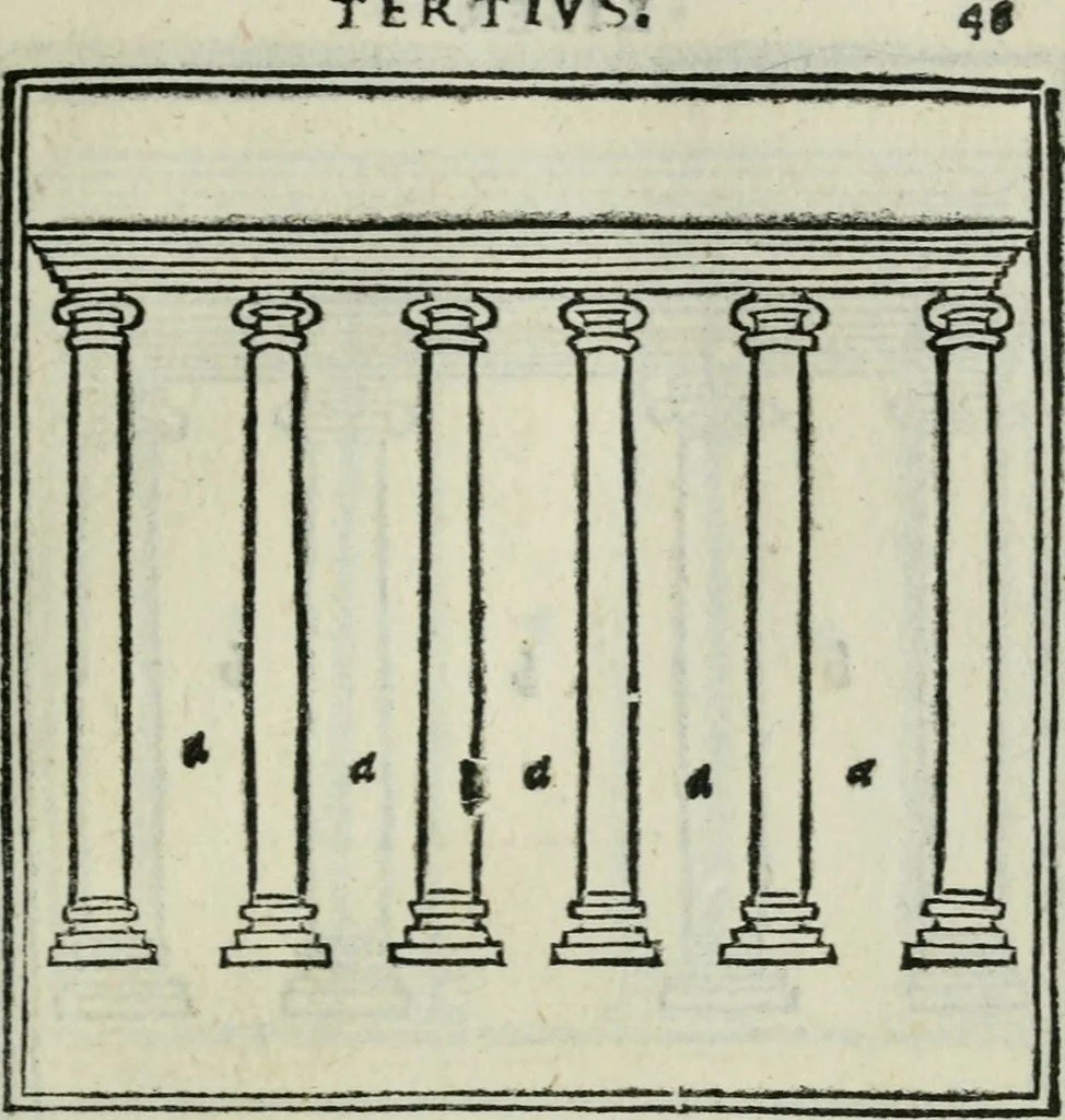An illustration from Vitrvvivs itervm et Frontinvs, 1513, leaf 106