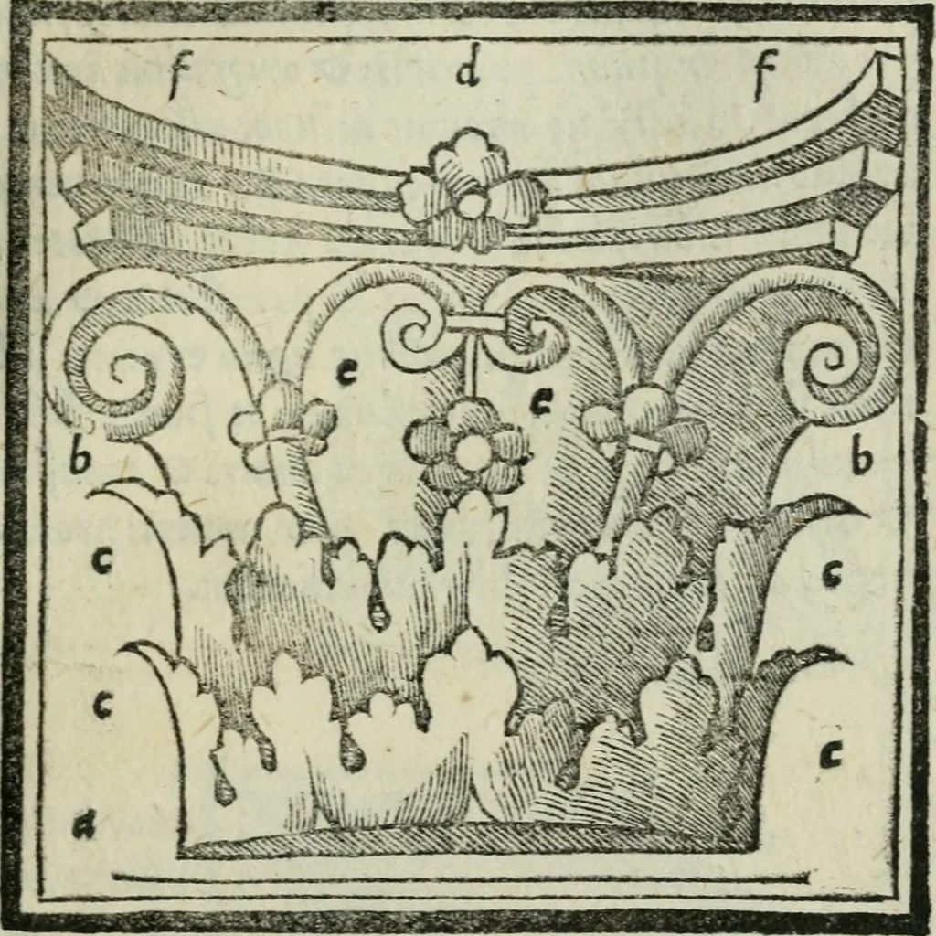An illustration from Vitrvvivs itervm et Frontinvs, 1513, leaf 136