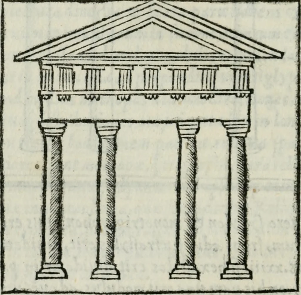 An illustration from Vitrvvivs itervm et Frontinvs, 1513, leaf 147