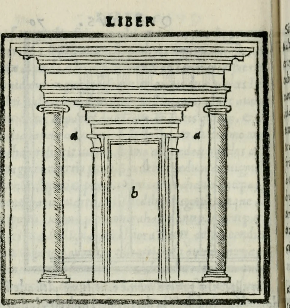 An illustration from Vitrvvivs itervm et Frontinvs, 1513, leaf 155