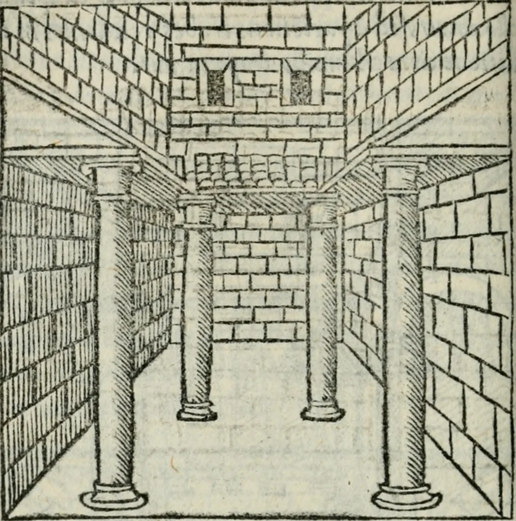 An illustration from Vitrvvivs itervm et Frontinvs, 1513, leaf 217