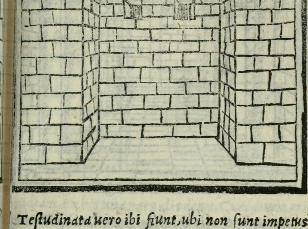 An illustration from Vitrvvivs itervm et Frontinvs, 1513, leaf 218