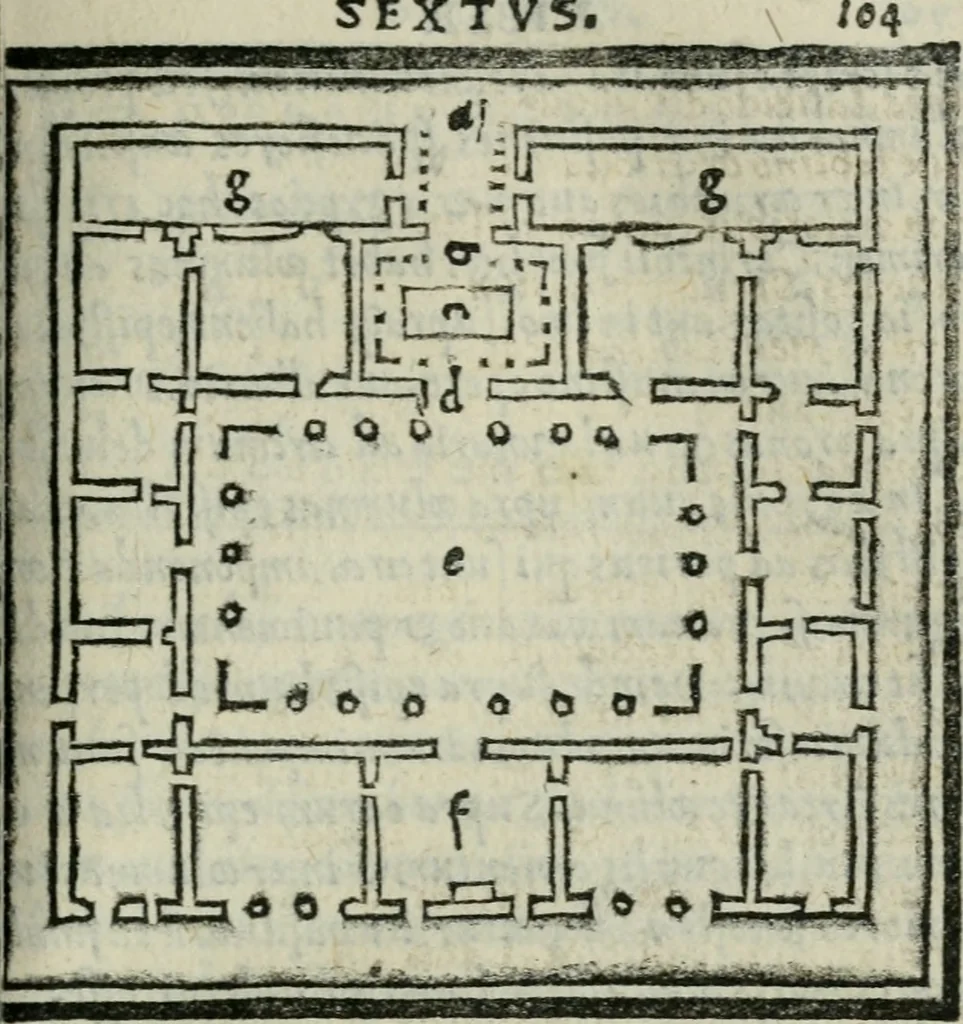 An illustration from Vitrvvivs itervm et Frontinvs, 1513, leaf 222
