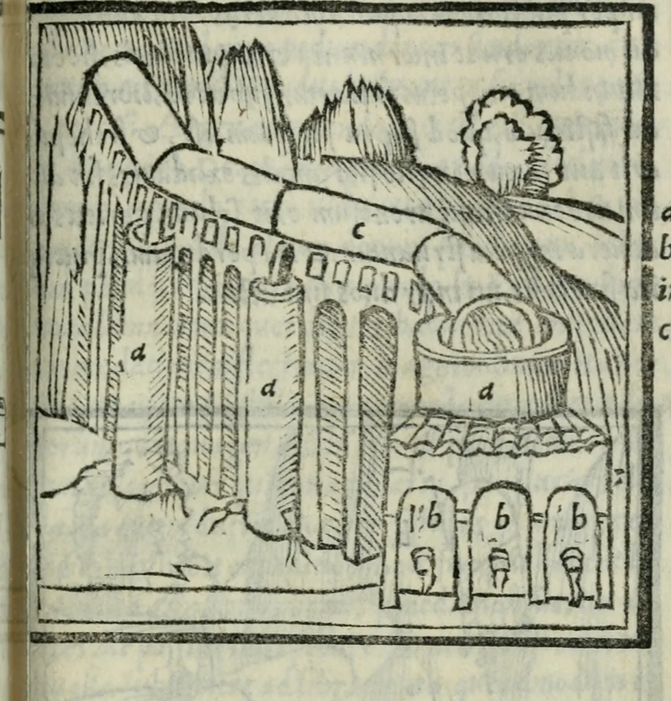 An illustration from Vitrvvivs itervm et Frontinvs, 1513, leaf 292