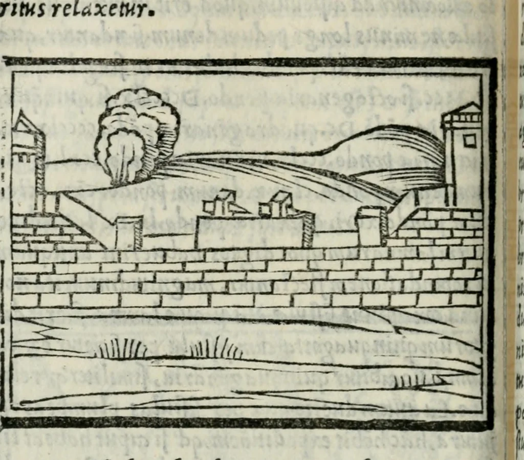 An illustration from Vitrvvivs itervm et Frontinvs, 1513, leaf 295