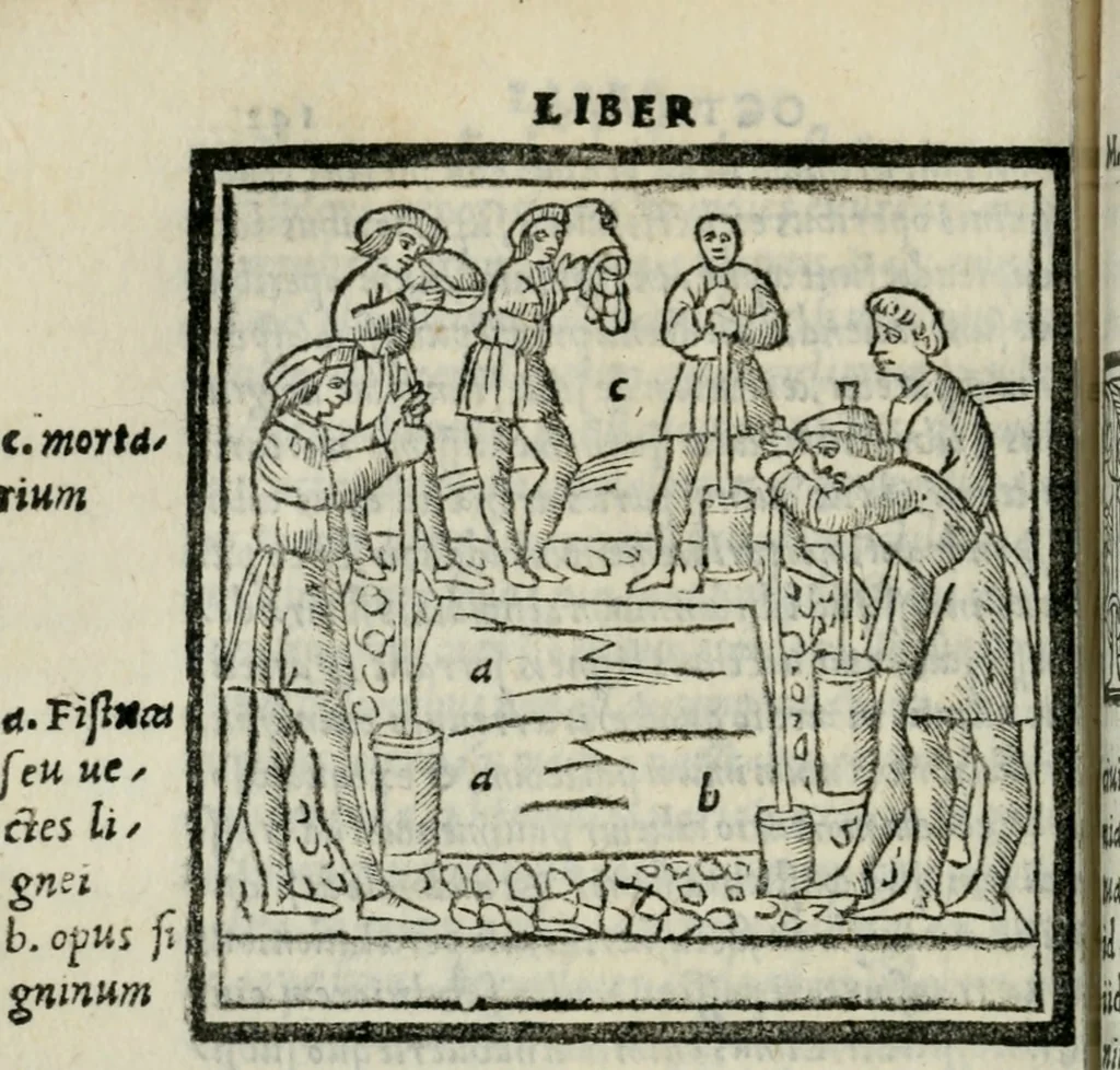 An illustration from Vitrvvivs itervm et Frontinvs, 1513, leaf 299