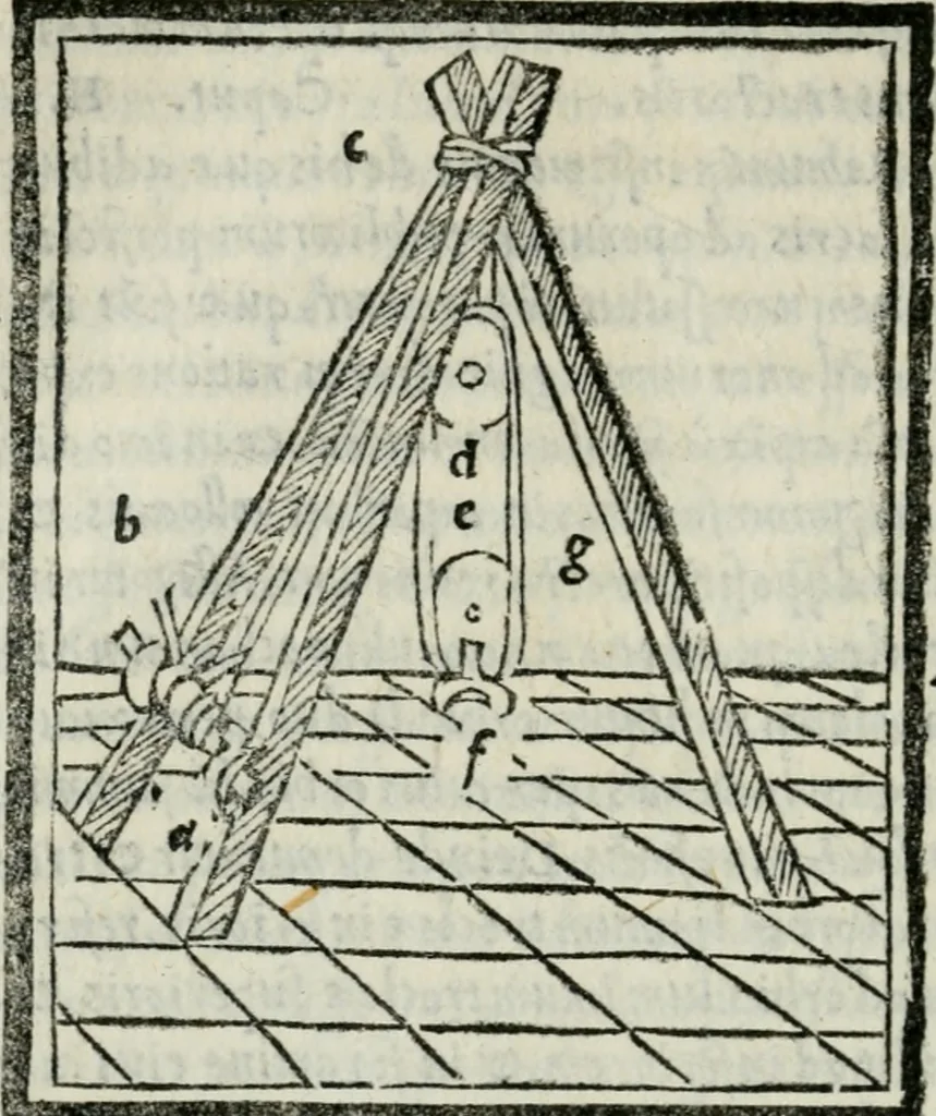 An illustration from Vitrvvivs itervm et Frontinvs, 1513, leaf 343