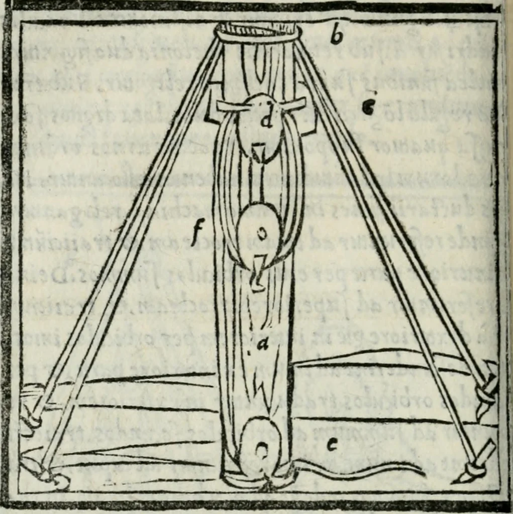 An illustration from Vitrvvivs itervm et Frontinvs, 1513, leaf 347