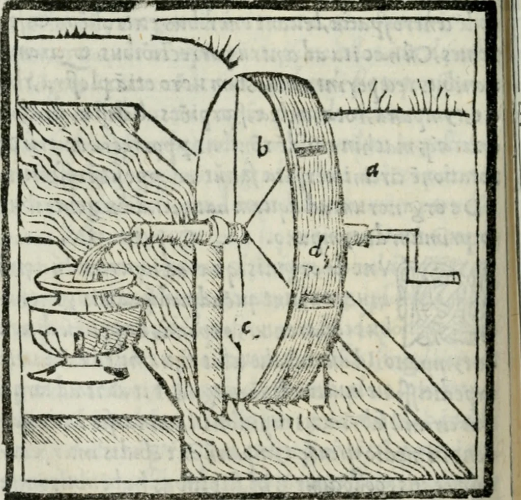 An illustration from Vitrvvivs itervm et Frontinvs, 1513, leaf 355