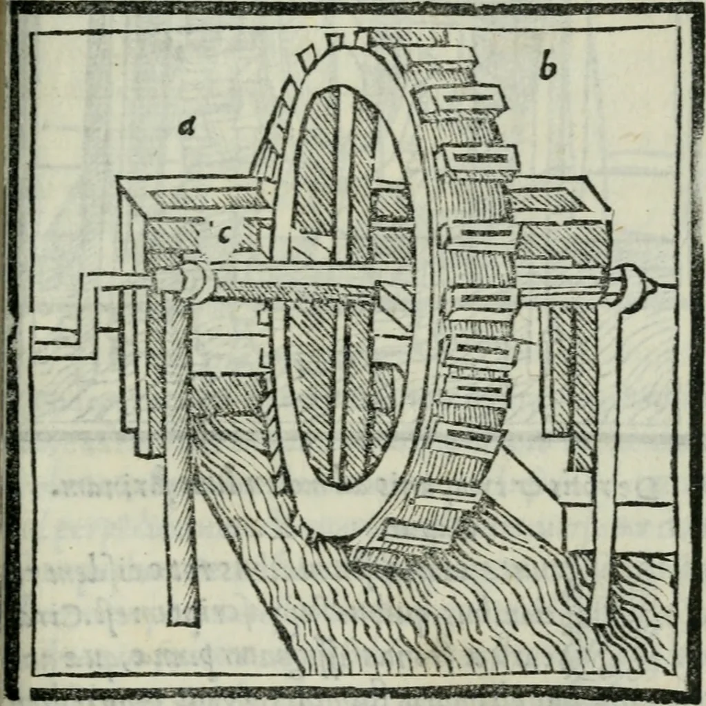 An illustration from Vitrvvivs itervm et Frontinvs, 1513, leaf 356
