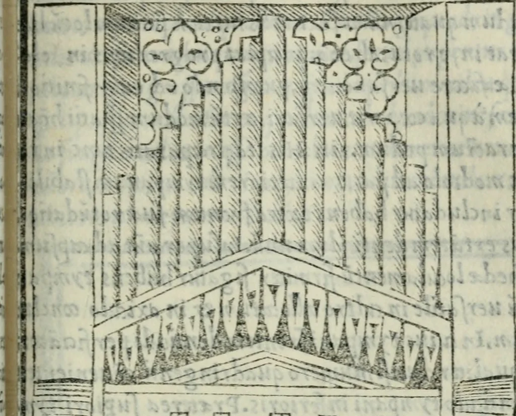 An illustration from Vitrvvivs itervm et Frontinvs, 1513, leaf 366