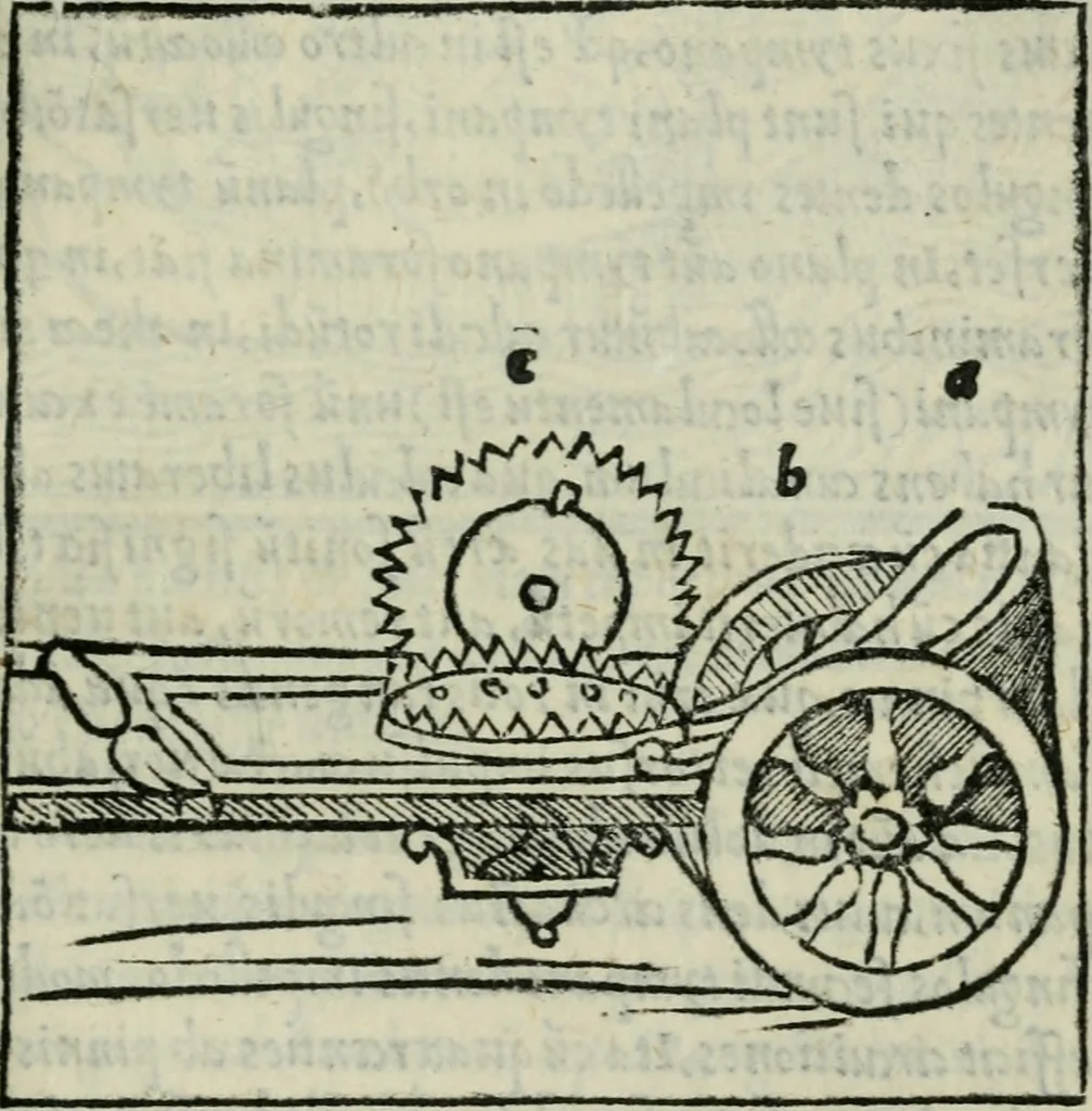 An illustration from Vitrvvivs itervm et Frontinvs, 1513, leaf 368