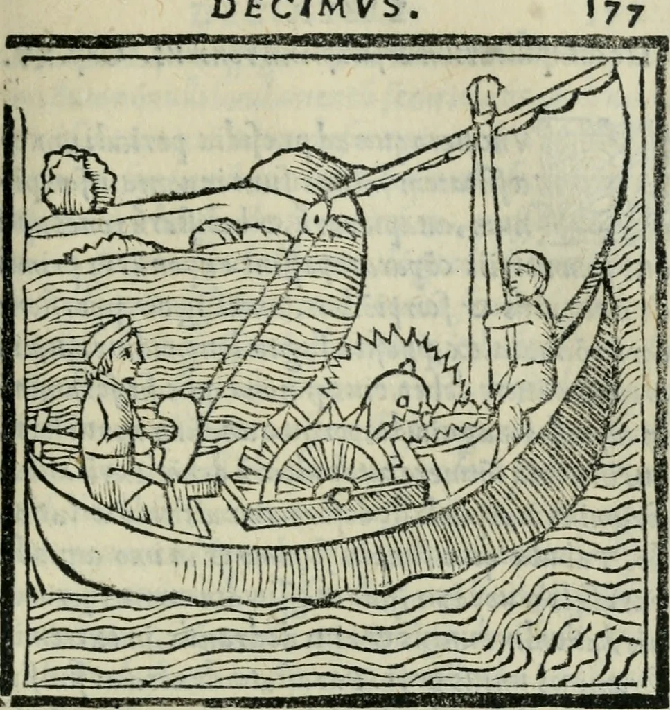 An illustration from Vitrvvivs itervm et Frontinvs, 1513, leaf 370