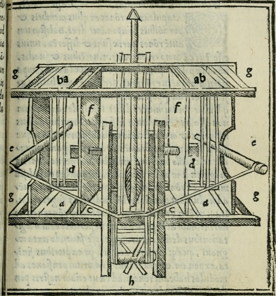 An illustration from Vitrvvivs itervm et Frontinvs, 1513, leaf 374