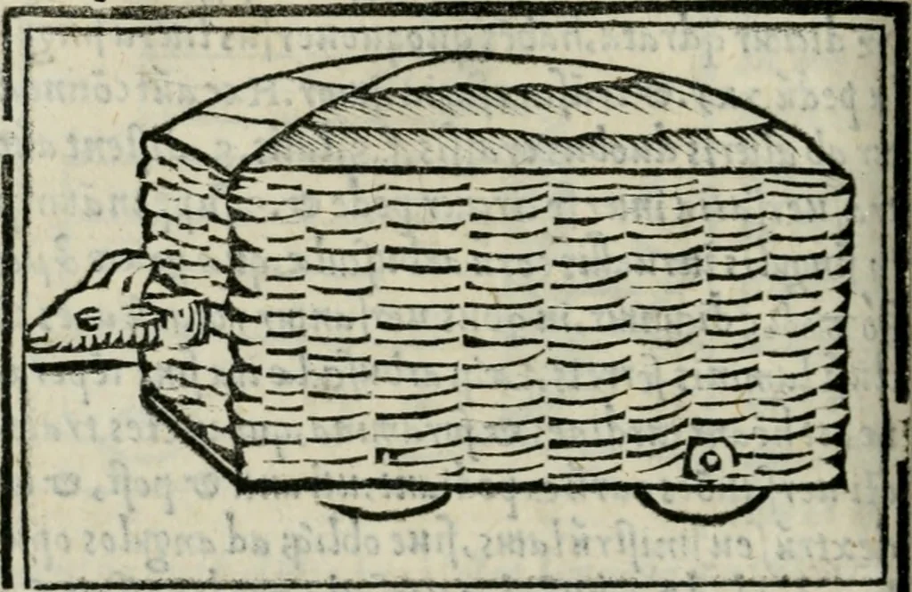 An illustration from Vitrvvivs itervm et Frontinvs, 1513, leaf 383