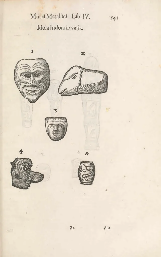 An illustration from Vlyssis Aldrouandi patricii Bononiensis Musaeum metallicum : in libros iiii distributum, 1648, leaf 555