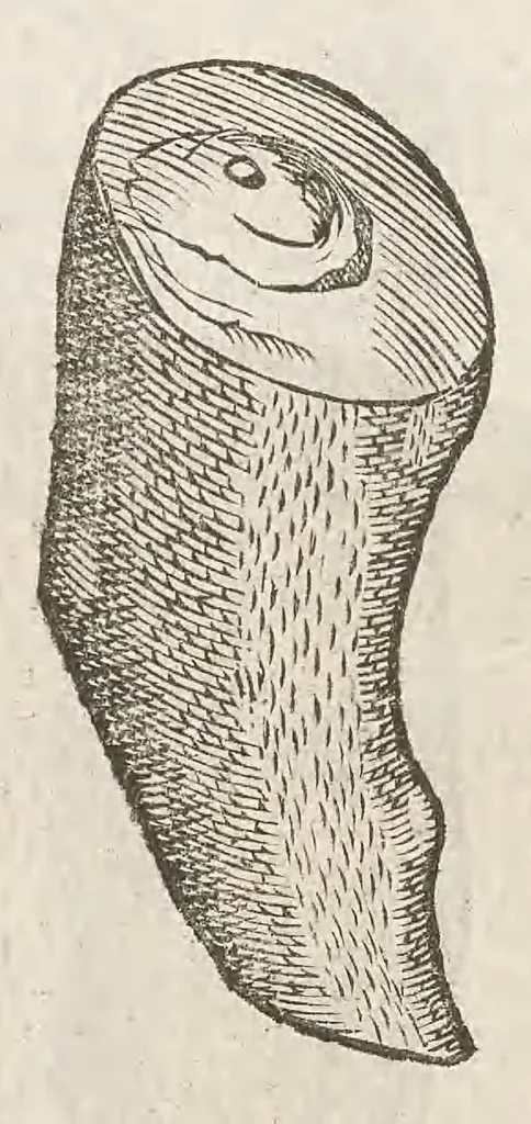 An illustration from Vlyssis Aldrouandi patricii Bononiensis Musaeum metallicum : in libros iiii distributum, 1648, leaf 874