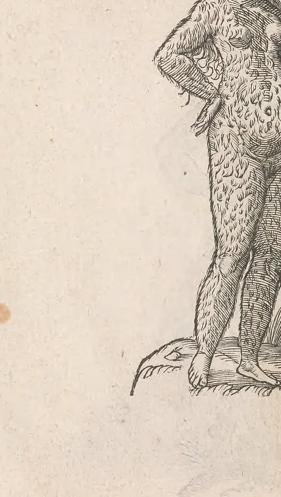 An illustration from Vlyssis Aldrouandi patricii Bononiensis Monstrorum historia : cum Paralipomenis historiae omnium animalium, 1642, leaf 34