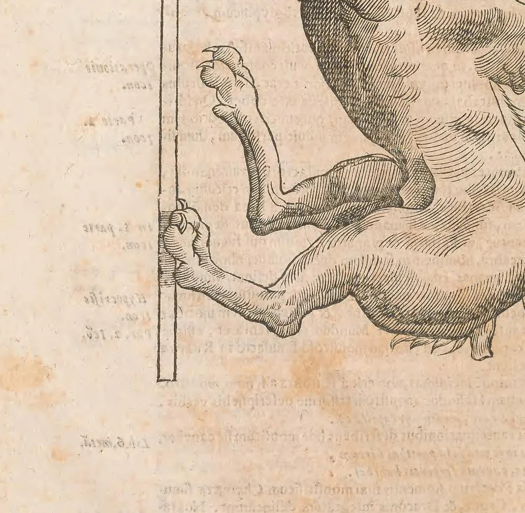 An illustration from Vlyssis Aldrouandi patricii Bononiensis Monstrorum historia : cum Paralipomenis historiae omnium animalium, 1642, leaf 350