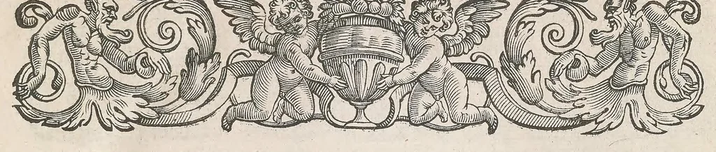 An illustration from Vlyssis Aldrouandi patricii Bononiensis Quadrupedum omniu[m] bisulcoru[m] historia, 1621, leaf 17