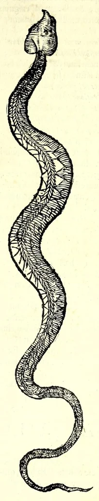An illustration from Vlyssis Aldrouandi patricii Bononiensis Serpentum et draconu[m] historiae libri duo, 1640, leaf 199