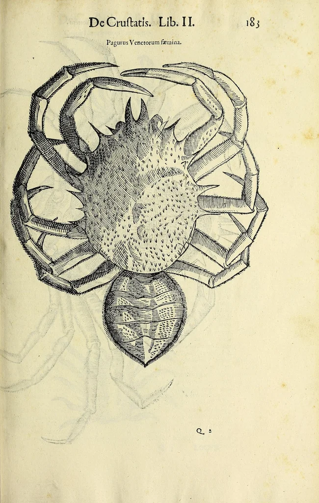 An illustration from Vlyssis Aldrovandi philosophi, et medici Bononiensis, De reliquis animalibus exanguibus libri quatuor, 1606, leaf 201