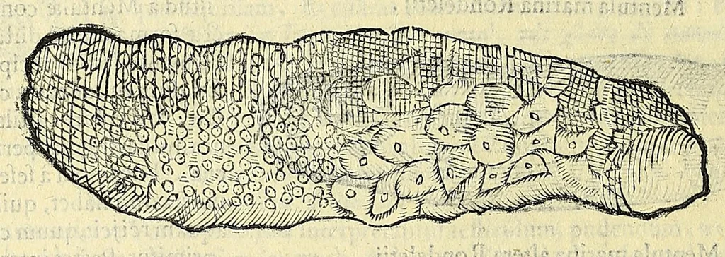 An illustration from Vlyssis Aldrovandi philosophi, et medici Bononiensis, De reliquis animalibus exanguibus libri quatuor, 1606, leaf 610