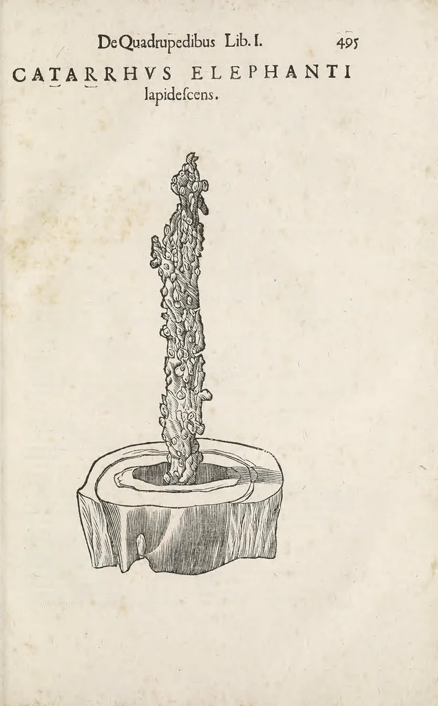 An illustration from Vlyssis Aldrovandi patricii Bononiensis De quadrupedibus solidipedibus volumen integrum, 1639, leaf 513