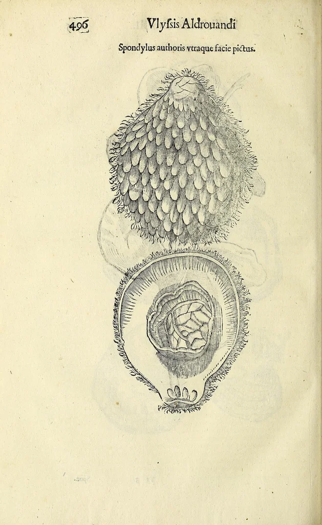 An illustration from Vlyssis Aldrovandi philosophi, et medici Bononiensis De reliquis animalibus exanguibus libri quatuor, 1642, leaf 510