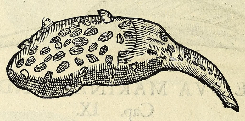 An illustration from Vlyssis Aldrovandi philosophi, et medici Bononiensis De reliquis animalibus exanguibus libri quatuor, 1642, leaf 606