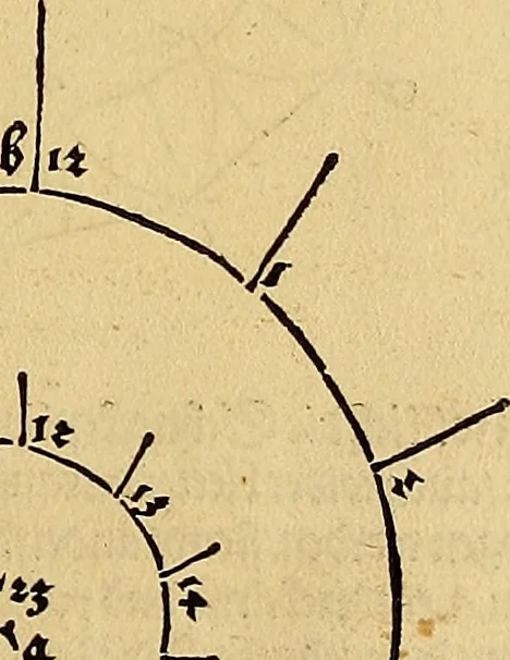 An illustration from Vnderweysung der Messung : mit dem Zirkel vn[d] Richtscheyt in Linien, Ebnen vnnd gantzen Corporen, 1525, leaf 12