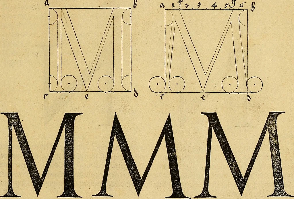 An illustration from Vnderweysung der Messung : mit dem Zirkel vn[d] Richtscheyt in Linien, Ebnen vnnd gantzen Corporen, 1525, leaf 122