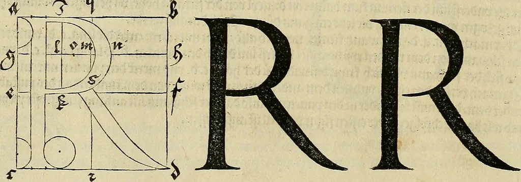 An illustration from Vnderweysung der Messung : mit dem Zirkel vn[d] Richtscheyt in Linien, Ebnen vnnd gantzen Corporen, 1525, leaf 125