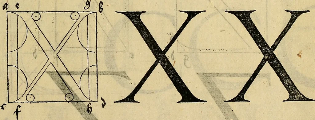 An illustration from Vnderweysung der Messung : mit dem Zirkel vn[d] Richtscheyt in Linien, Ebnen vnnd gantzen Corporen, 1525, leaf 128
