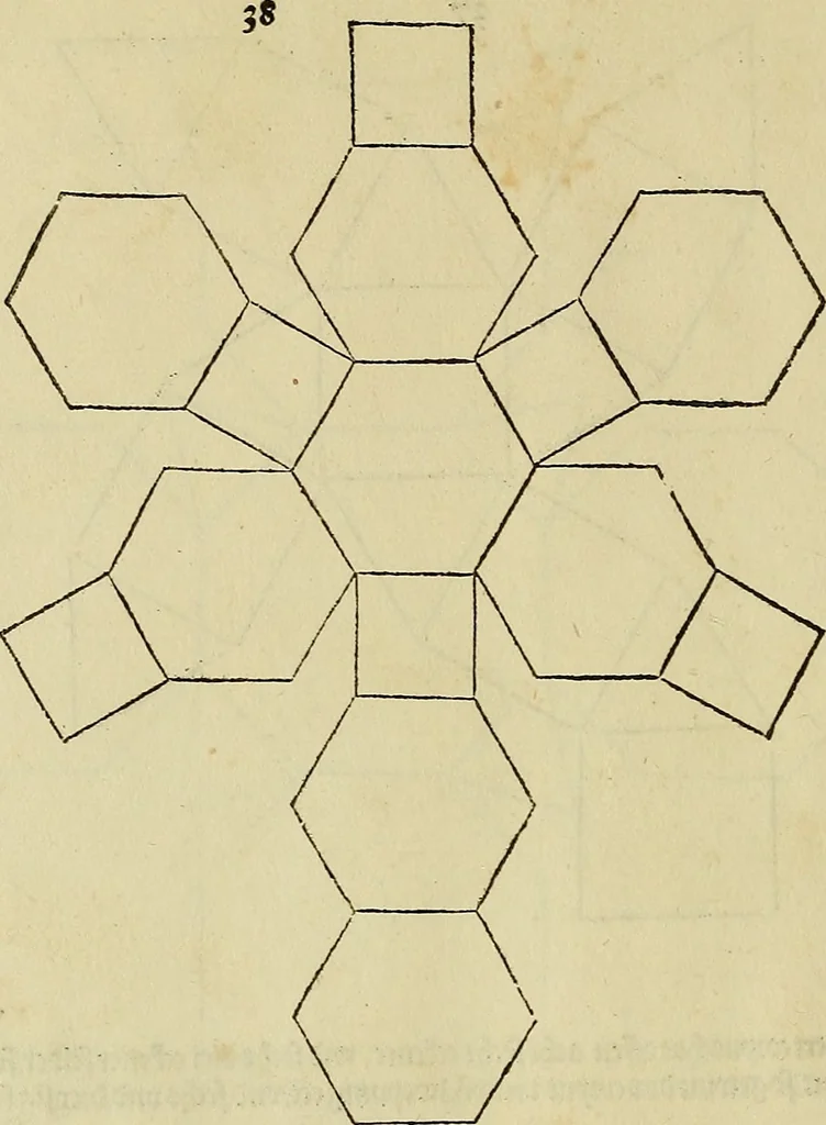 An illustration from Vnderweysung der Messung : mit dem Zirkel vn[d] Richtscheyt in Linien, Ebnen vnnd gantzen Corporen, 1525, leaf 151